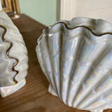 Soap dispenser and shell toothbrush storage