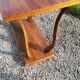 Art deco walnut pedestal table from the 30s/40s