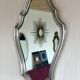 Silver baroque mirror 66x42cm