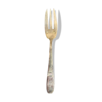 12 silver-plated cake forks