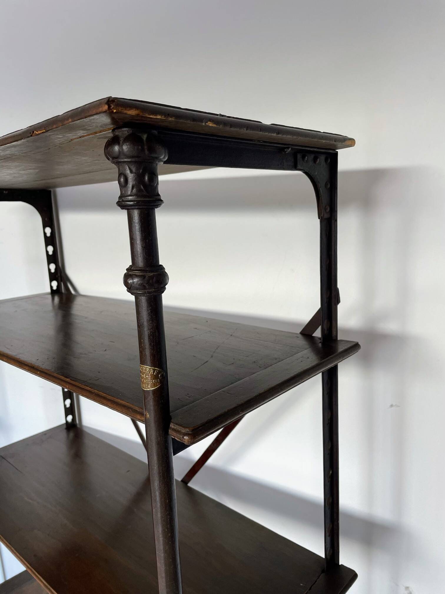 PAIR OF THEODORE SCHERF SHELVES