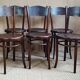 6 chairs bistro Hofmann model Kohn 254 1/2 early twentieth century