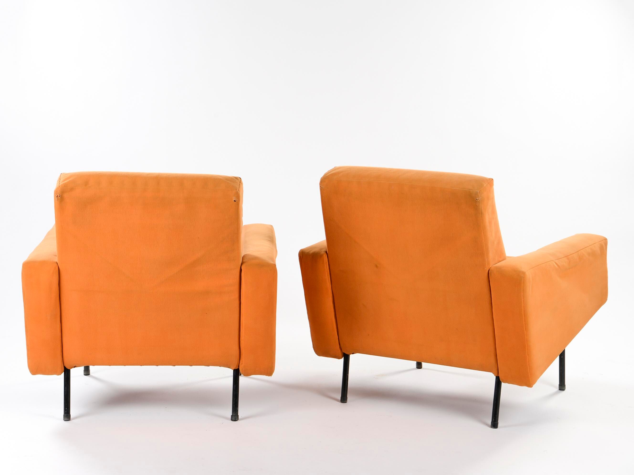 Pair of G10 armchairs by Pierre Guariche, circa 1955
