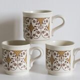 Set of 3 Biltons 70s mugs