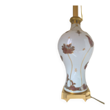 Porcelain and brass lamp by GIULIA MANGANI c.1980