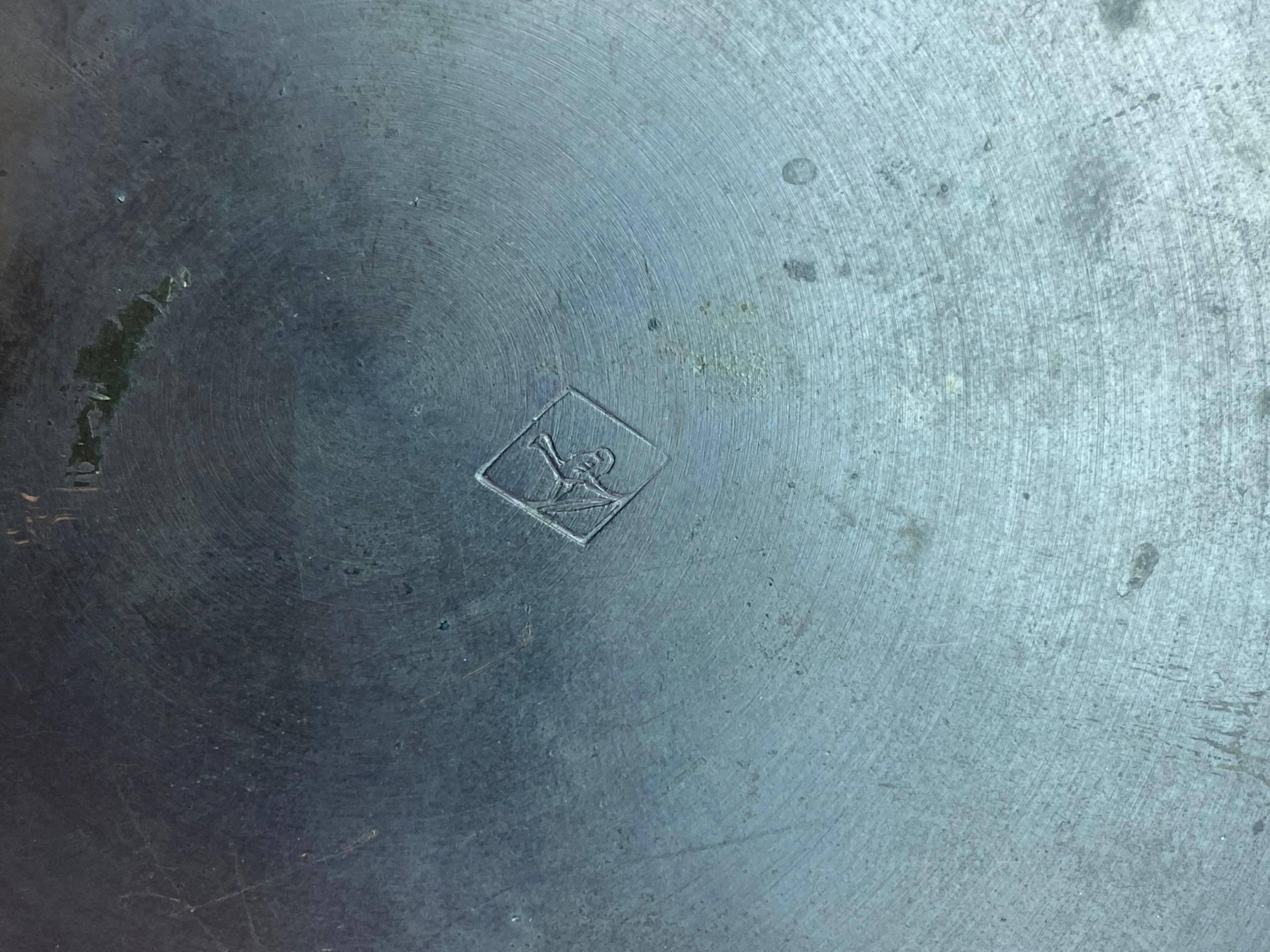 Very rare Jugendstil butter dish by Joseph Maria Olbrich for WMF.