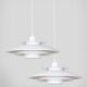 Pair of Danish vintage pendant lamp from 1980s