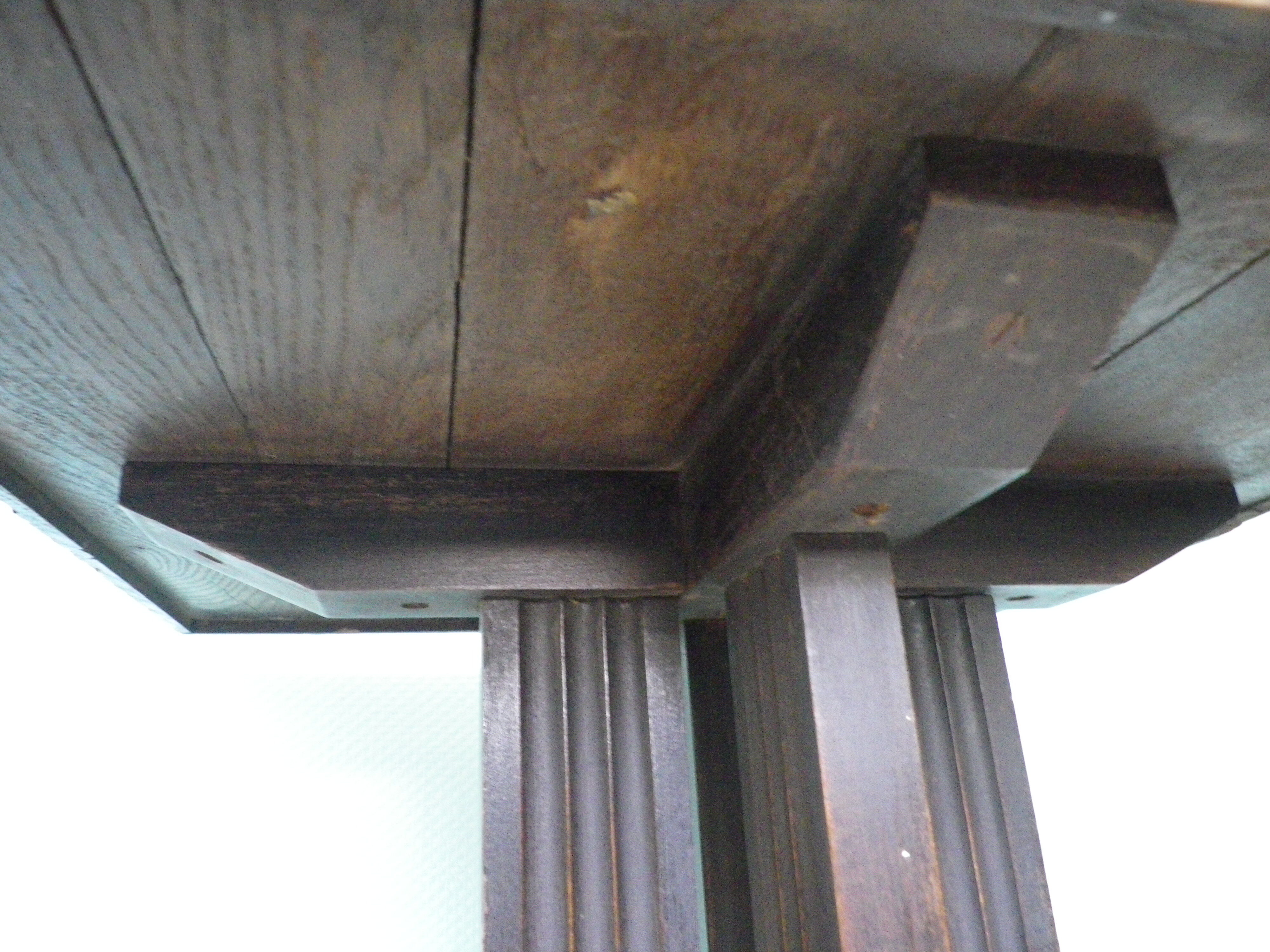 1950s bistro wooden table