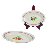 Pair of dishes "The Hive", Moulins des Loups, 20th century