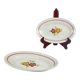 Pair of dishes "The Hive", Moulins des Loups, 20th century