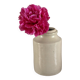 Vase, pot en grès vernissé grège vintage