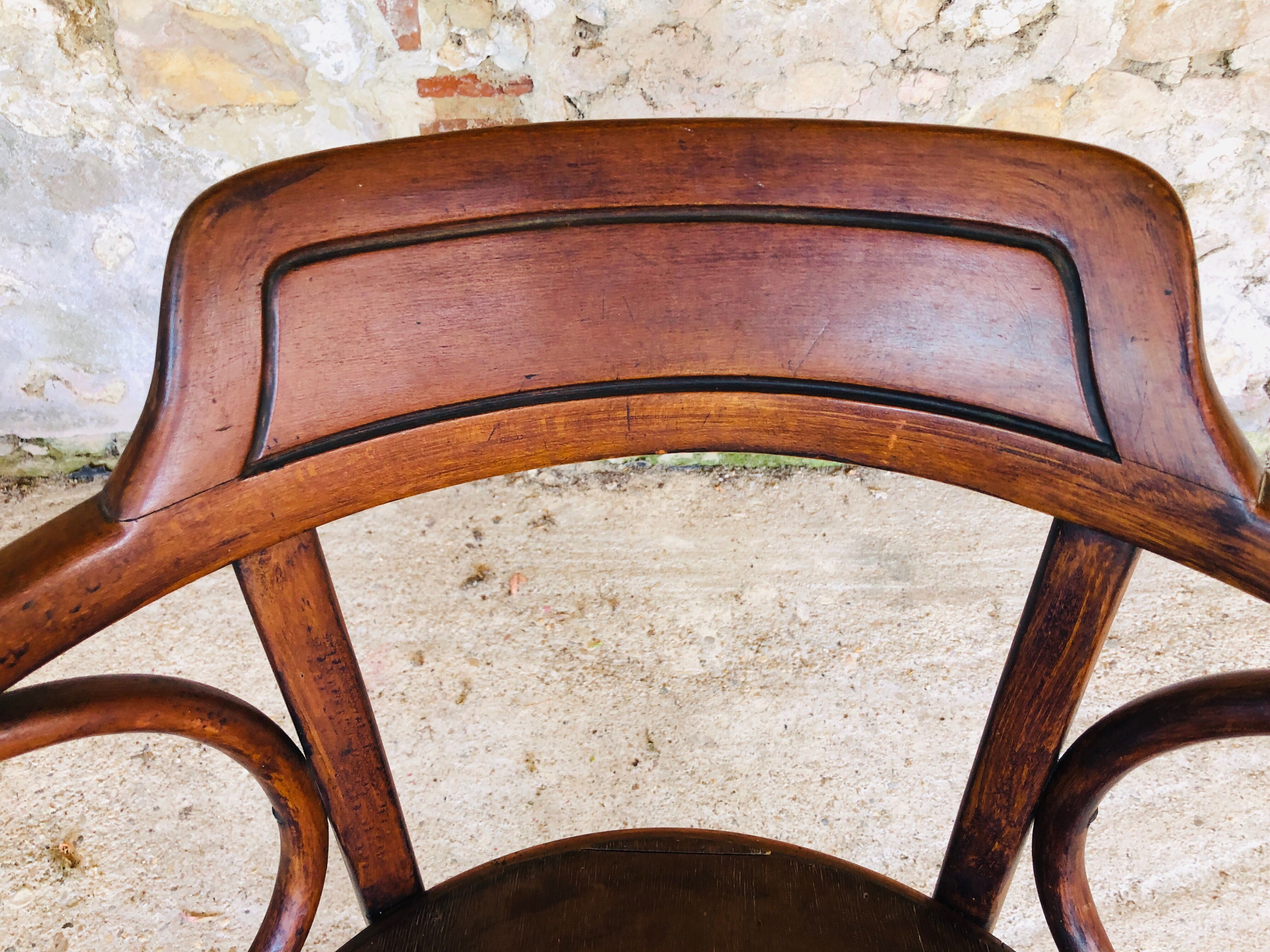 Office chair by J.J. Kohn circa 1890/ 1910