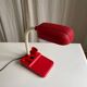 Lampe de bureau articulée rouge vintage Italy