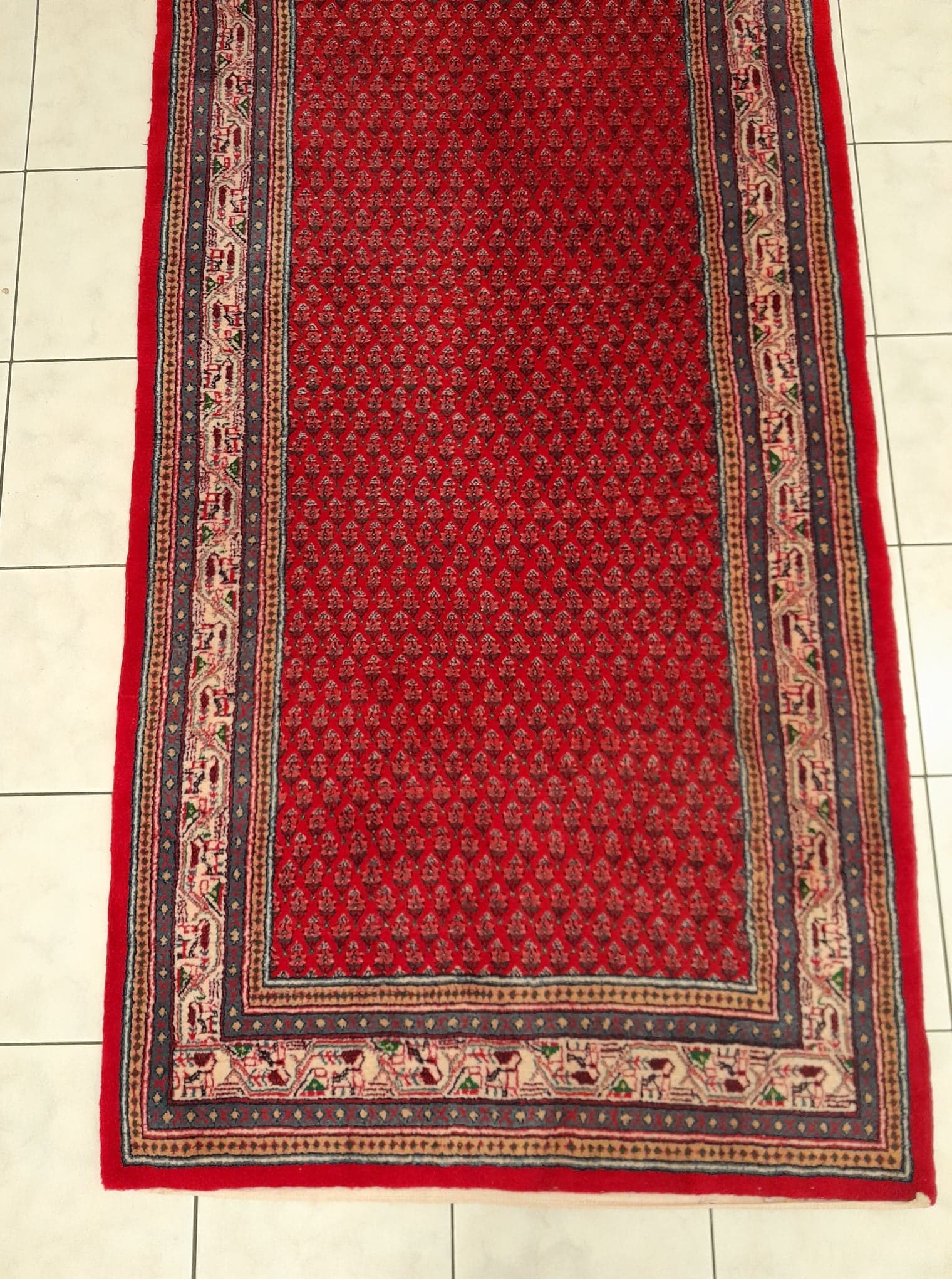 Persian carpet mir handmade 305x110cm