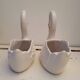 Vintage pair of ceramic pots shaped as swans