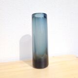 Danish smoked glass vase Holmegaard circa 1960