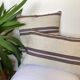 Beige linen cushion