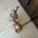 18th Century Dolphin Andirons