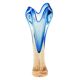 Vase, mid-century modern, glass, designed by J. Hospodka, Czechoslovakia, 1960s