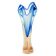 Vase, mid-century modern, glass, designed by J. Hospodka, Czechoslovakia, 1960s