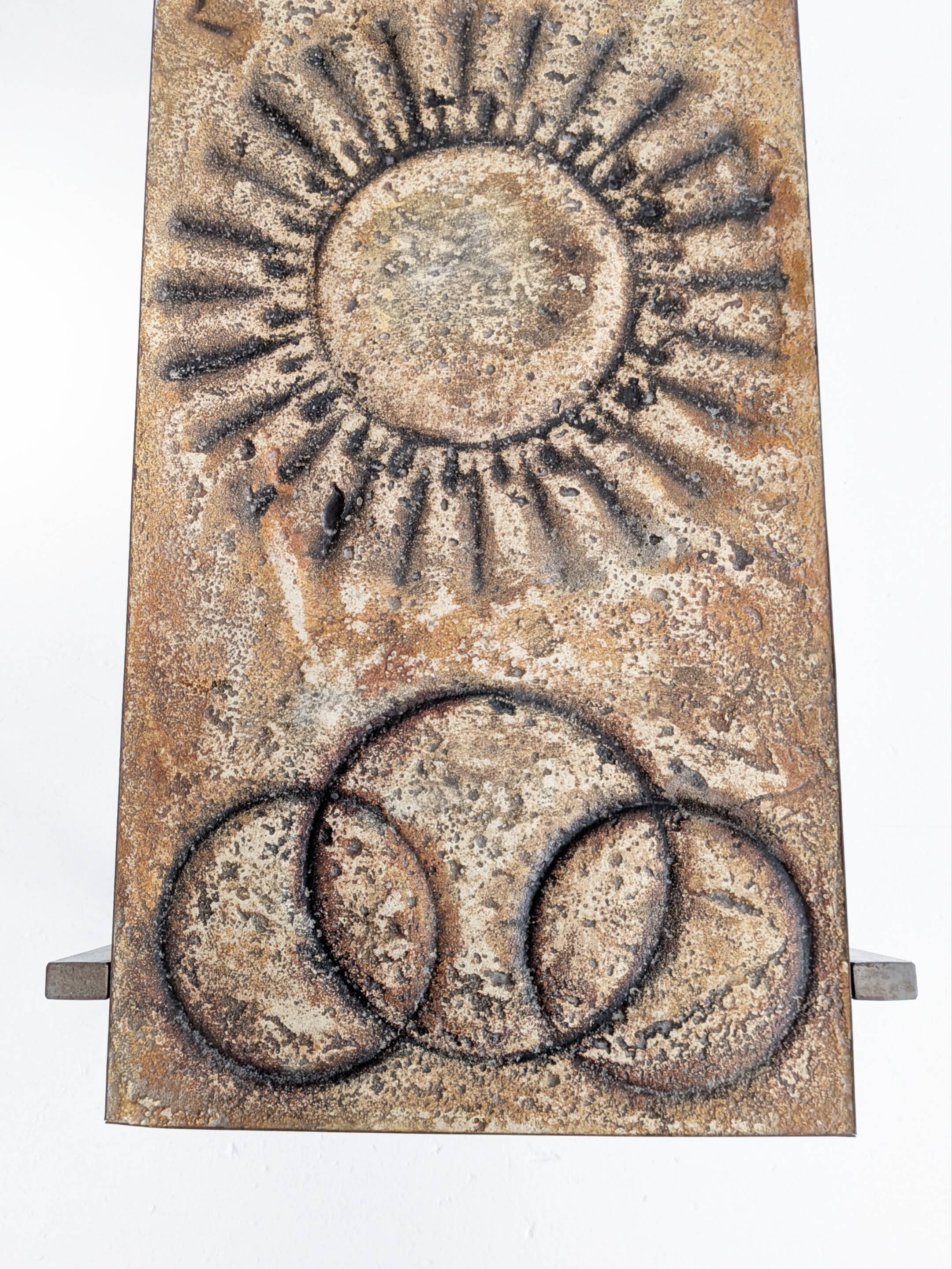 Lavastone coffee table by François Chaty for Vallauris 1960s