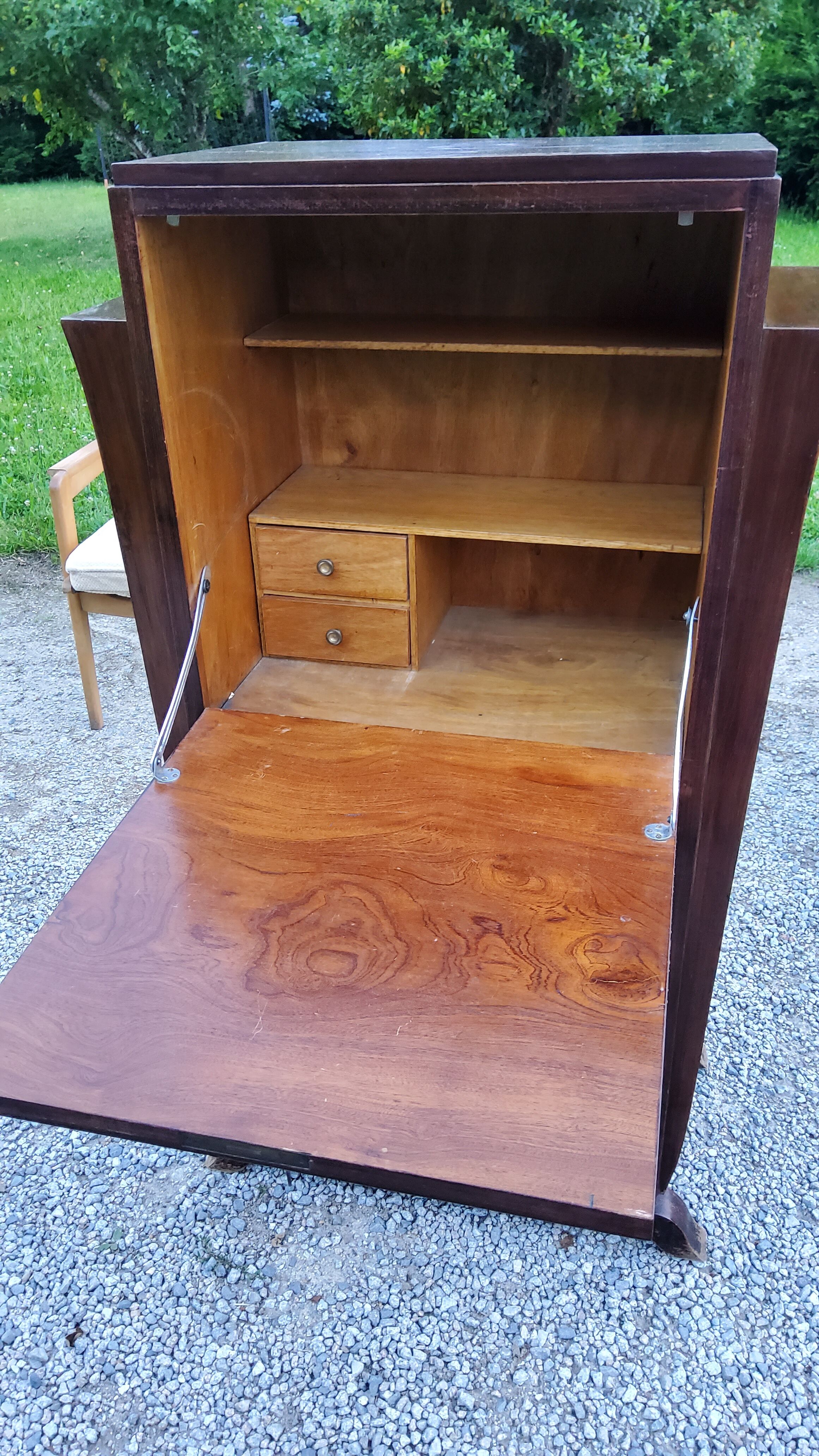 Art Deco secretary in mahogany 1930