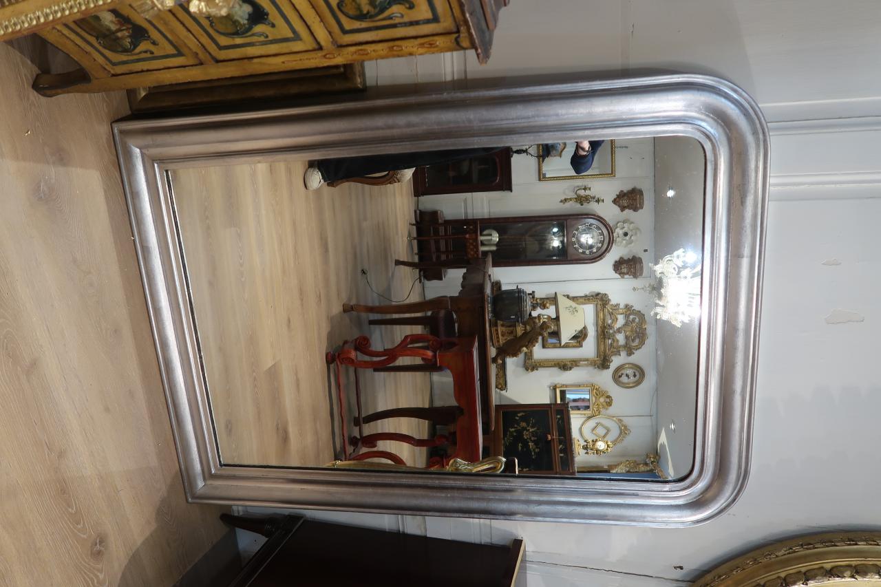 Mirror era Louis Philippe restored silver leaf 95x135cm