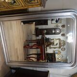 Mirror era Louis Philippe restored silver leaf 95x135cm