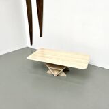 Travertine coffee table, Italy 1970