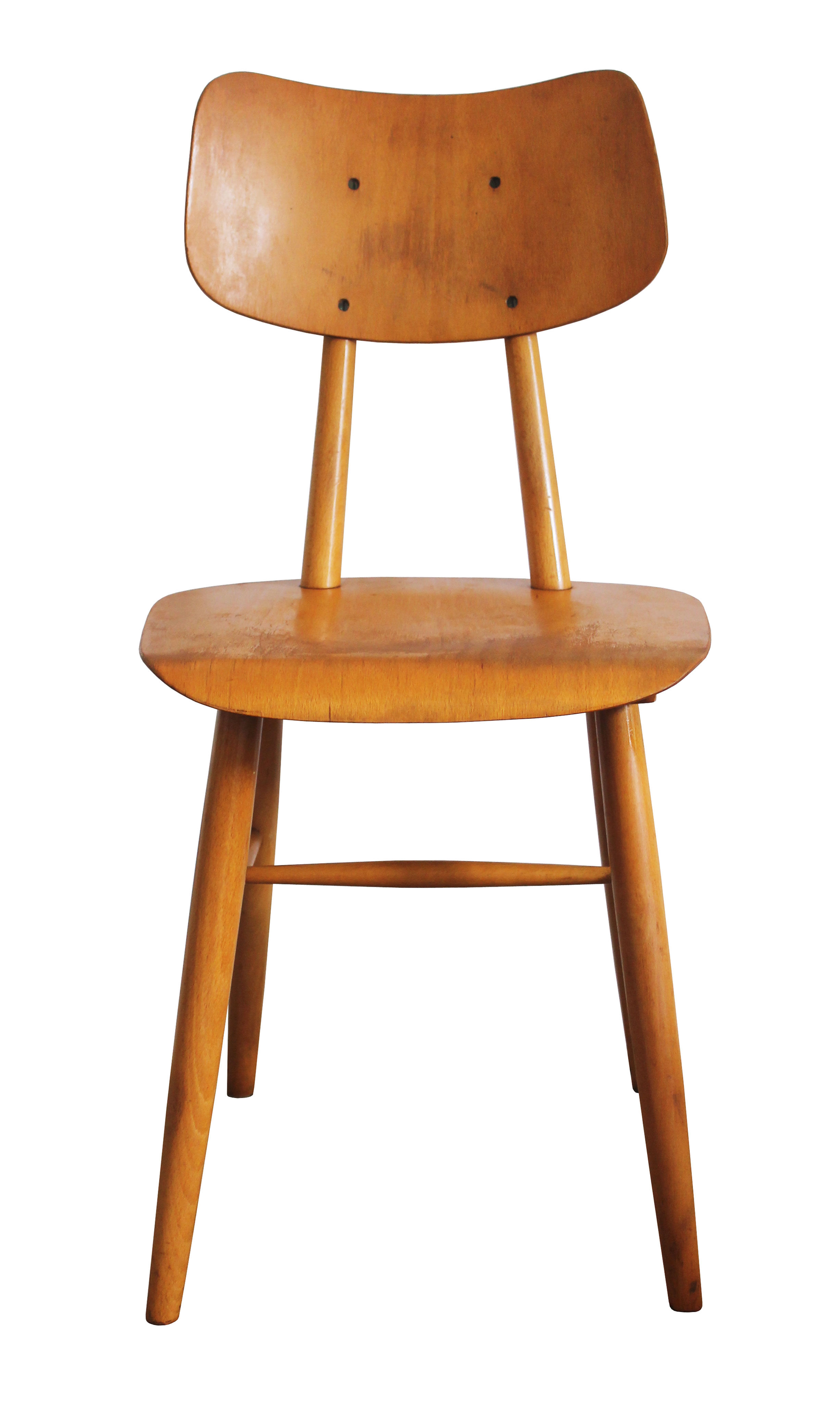 Paire de chaises de salle à manger mid century des années 1960 par ton