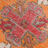 96x51 cm wool vintage rug