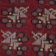 7x10 Kilim Wine Red Turkish Kilim Rug, 218x311Cm
