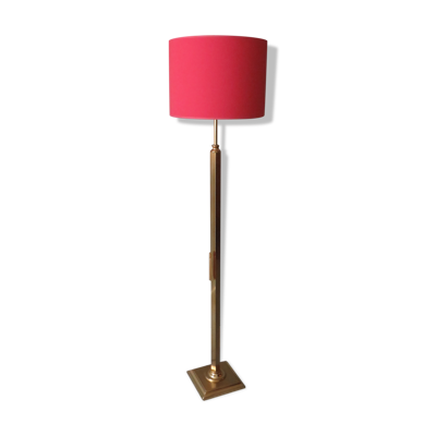 Lampadaire en laiton, Hollywood Regency des années 1970