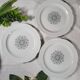 4 Vierzon Porcelain Dessert Plates