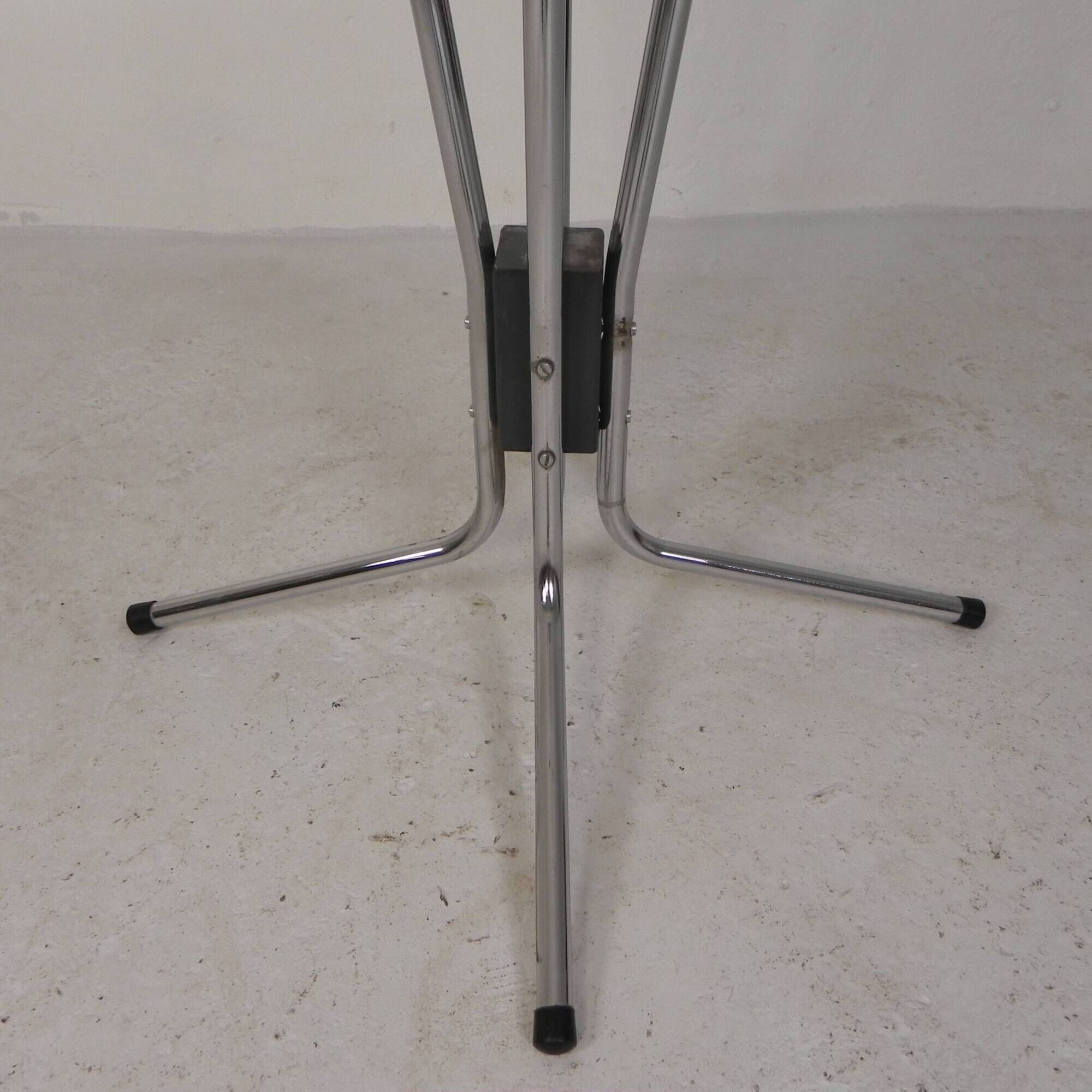 Freestanding Tubax coat rack with 4 tubes and 12 hooks, 1950s