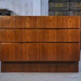 Scandinavian 3-drawer chest in rosewood, 1960s