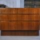 Commode scandinave 3 tiroirs en palissandre 1960’s