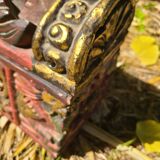 Balinese carved wooden box