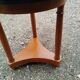 Guéridon, table d'appoint style Empire en bois et marbre