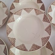 Set of 12 Deep Plates Saint Amand Model 4054