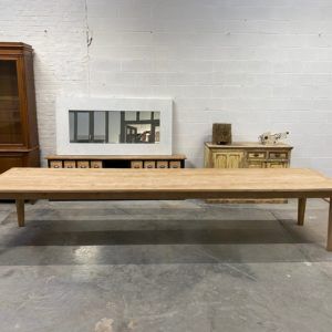Table de ferme en chêne
