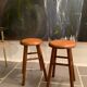Paire de tabourets vintage