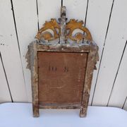 Miroir en bois doré et stuc, style Louis XVI, XIXème