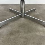 Roche Bobois round marble table for 6 people, 1970s