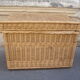 Wicker travel trunk