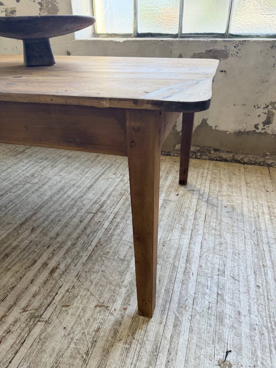Table de ferme XL 220 cm pin 1950