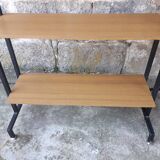 Vintage shelf L: 81 cm H: 183 cm