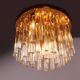 Crystal chandelier or ceiling lamp 1960, Germany