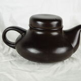 Black teapot - Gresline, Franco Pozzi, Italian design - 1970s