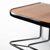 Hanging nightstand with black details